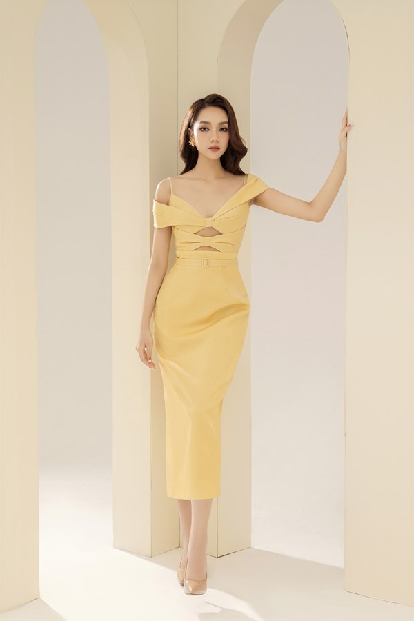 Madalena Dress - Yellow